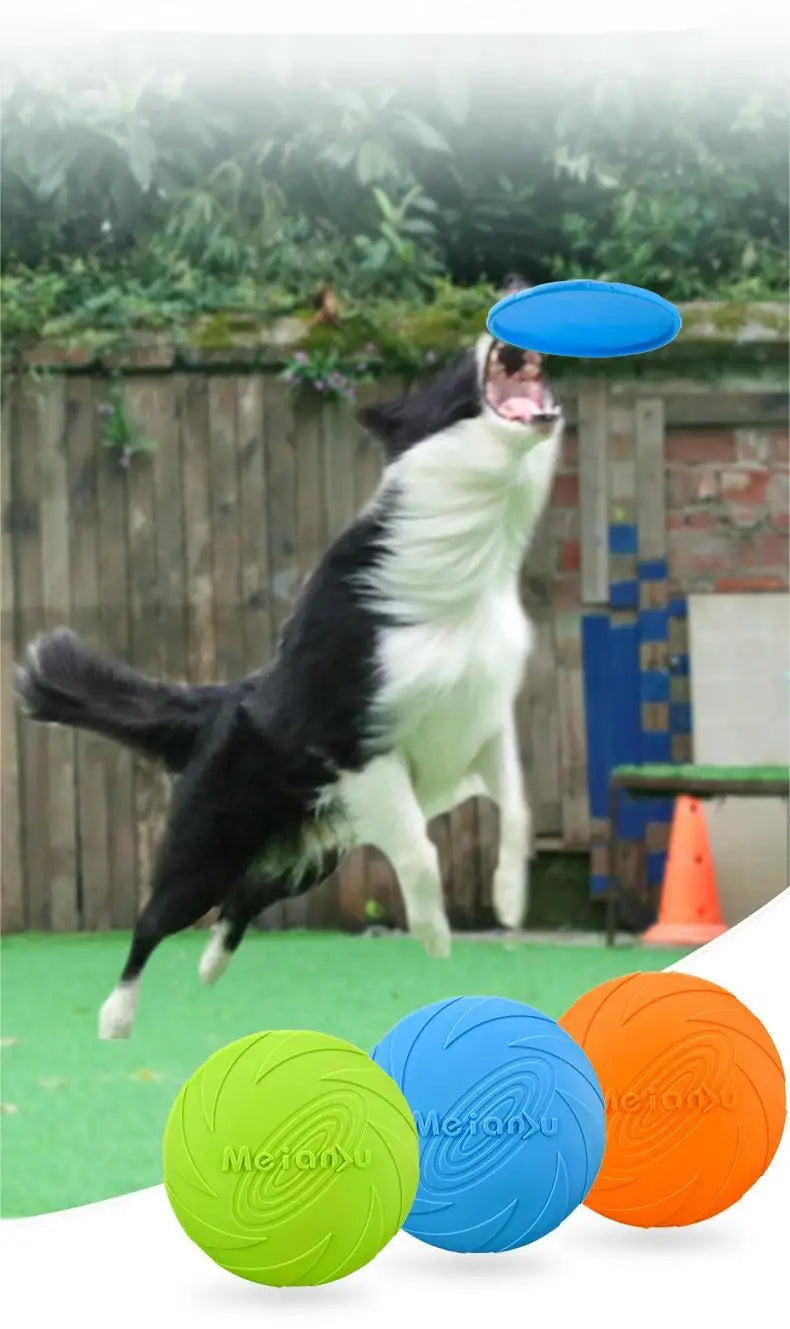 Durable Dog Frisbee – Bite-Resistant Flying Disc for Training & Outdoor Play