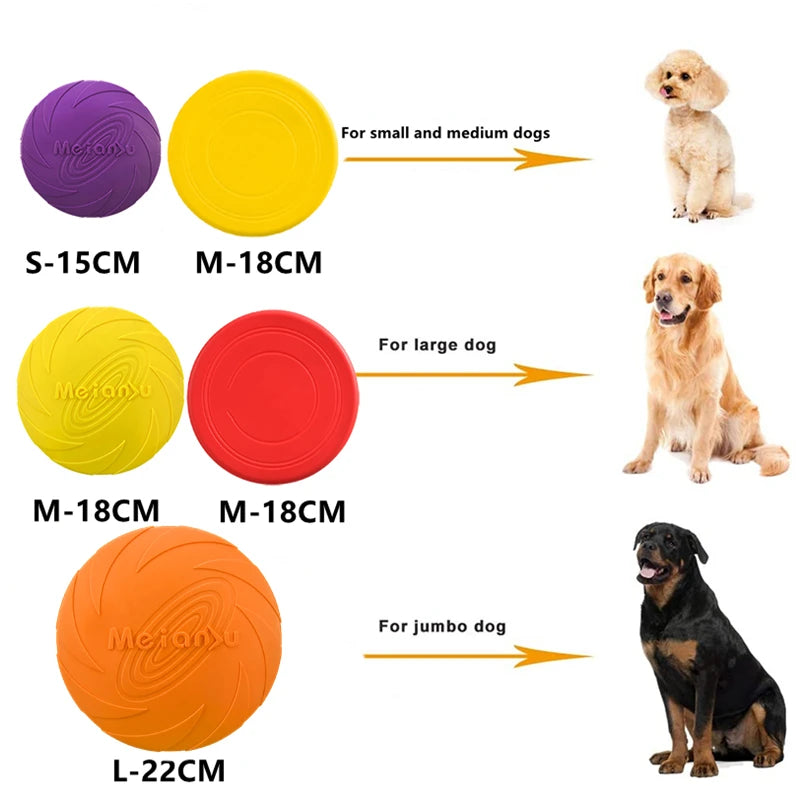 Durable Dog Frisbee – Bite-Resistant Flying Disc for Training & Outdoor Play