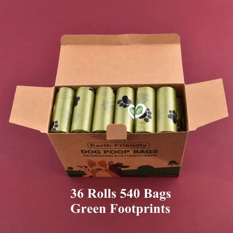 Biodegradable Pet Poop Bags with Dispenser – Scented & Eco-Friendly Waste Bags (1–42 Rolls)