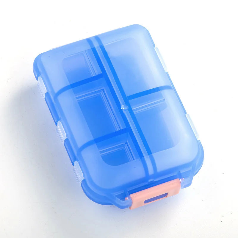 MaisonVerde® Travel Pill Organizer – Portable Moisture-Proof Medicine & Vitamin Box | 4–12 Compartments for Daily Use or Travel
