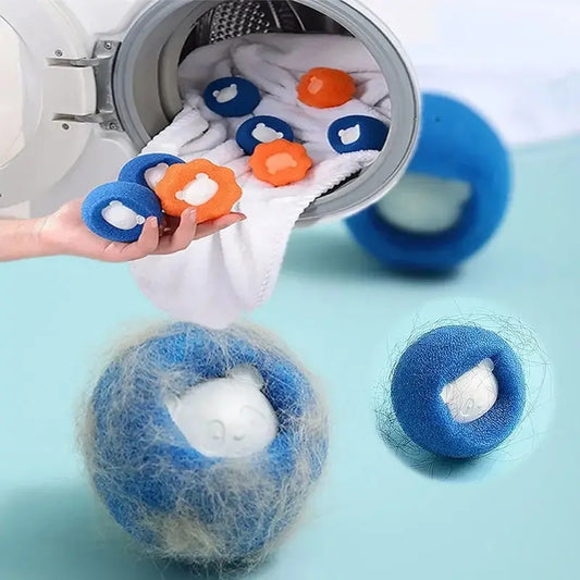 Reusable Pet Hair Remover Balls for Washing Machine – Cat & Dog Fur Lint Catcher, Laundry Filter Ball for Clothes, Jackets & Blankets – 1/3/5 Pack