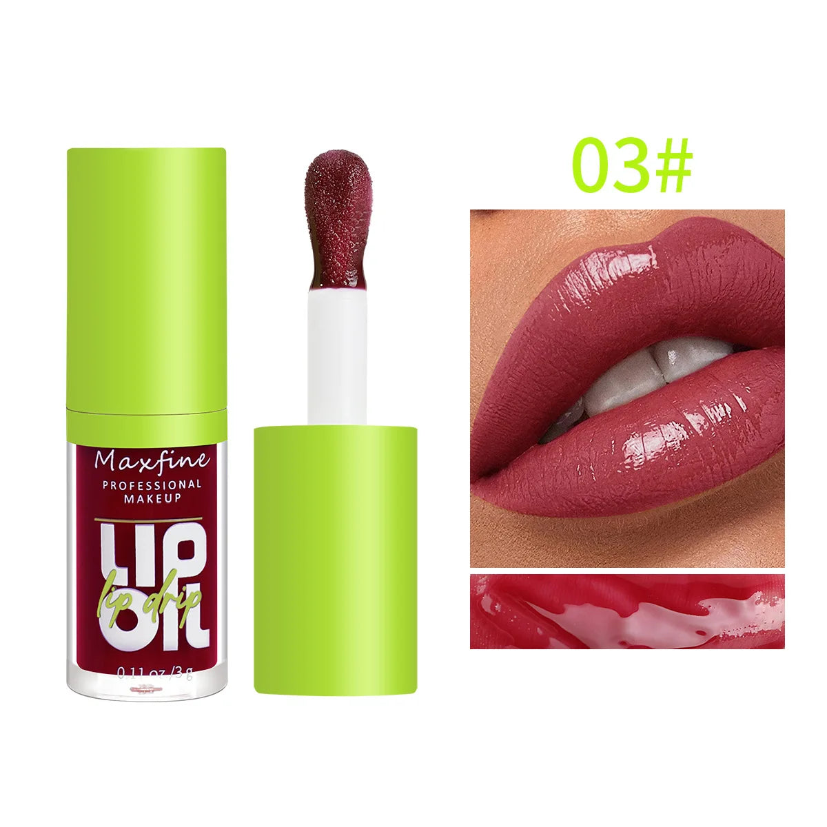 Lip Gloss – Waterproof, Long‑Lasting, Moisturising, Non‑Stick Cup