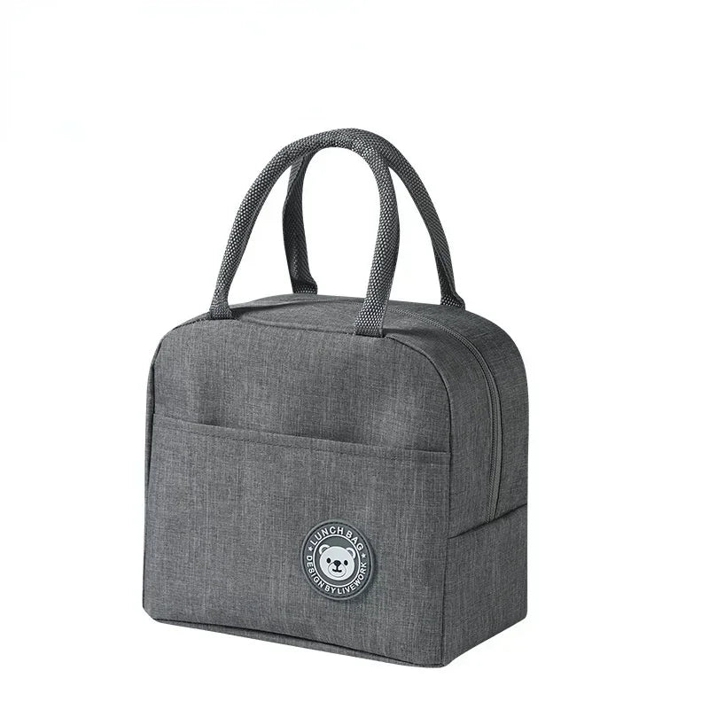 MaisonVerde® Reusable Insulated Lunch Bag – 8L Leakproof Thermal Cooler for Women & Men | Waterproof Nylon Meal Box Tote
