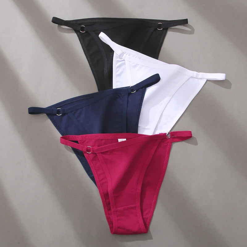 MaisonVerde® 3-Pack FINETOO Women’s Low-Rise Cotton Briefs – Soft Stretch Everyday Underwear | Sizes M to 2XL