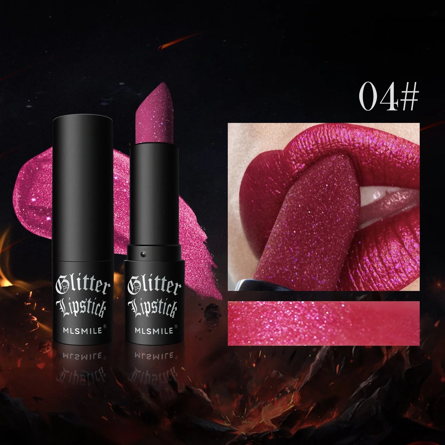 MLSMILE Multi‑Color Matte Lipstick – Long‑Lasting, Non‑Stick Cup, Easy‑Apply